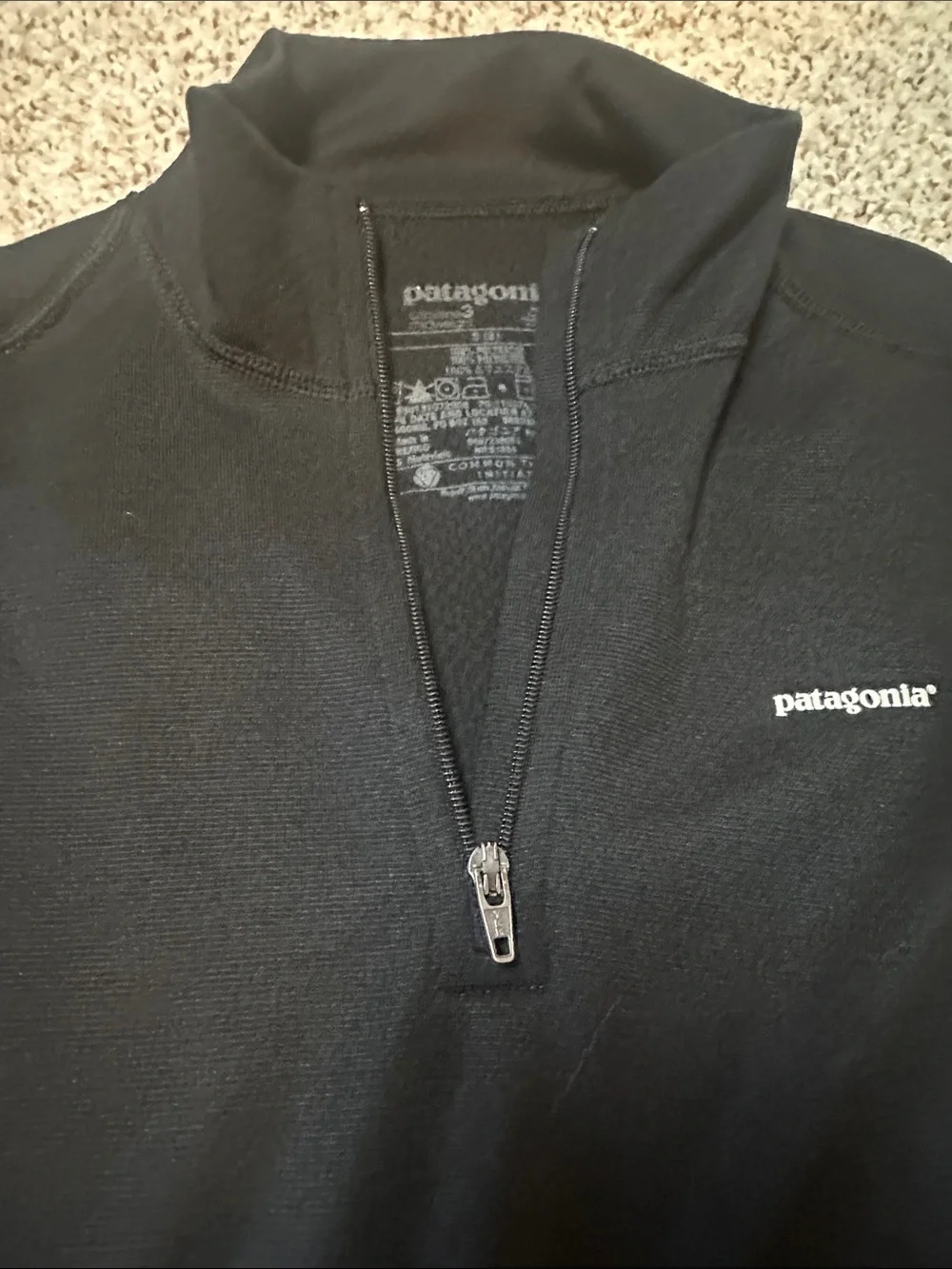 Patagonia 3/4 zip long sleeve